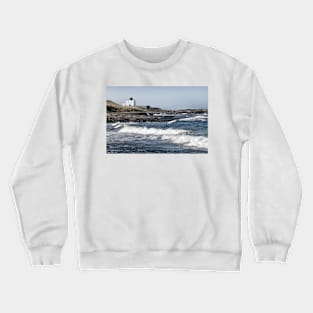 Bamburgh Lighthouse - Northumberland, UK Crewneck Sweatshirt